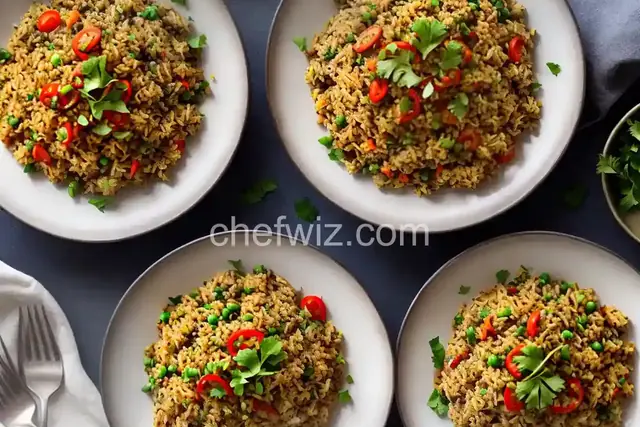 Curried Brown Rice Pilaf