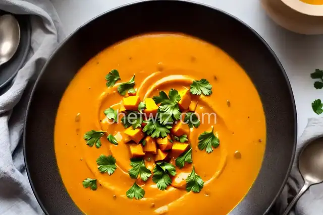 Curried Butternut Squash and Apple Bisque