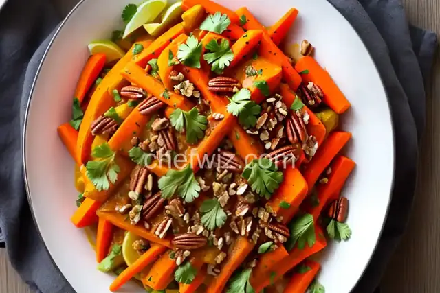 Curried Carrots with Pecans