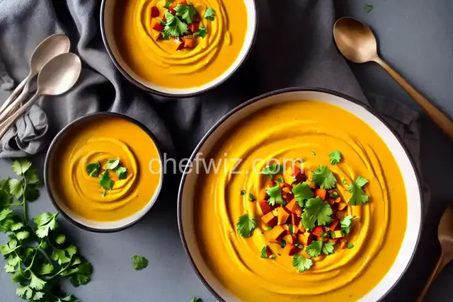 Curried Cauliflower-Sweet Potato Soup