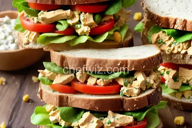 Curried Chicken Salad Sandwich