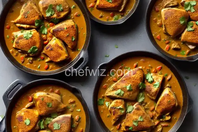 Curried Chicken Thighs