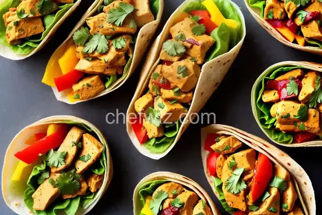Curried Chicken Wraps