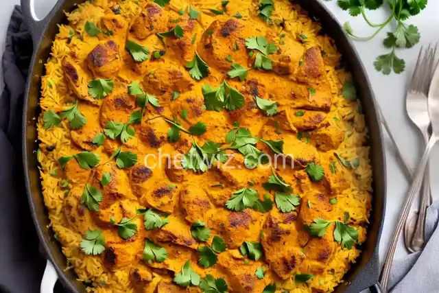 Curried Chicken and Rice Casserole