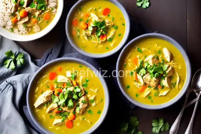 Curried Chicken and Rice Soup