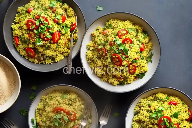 Curried Israeli Couscous