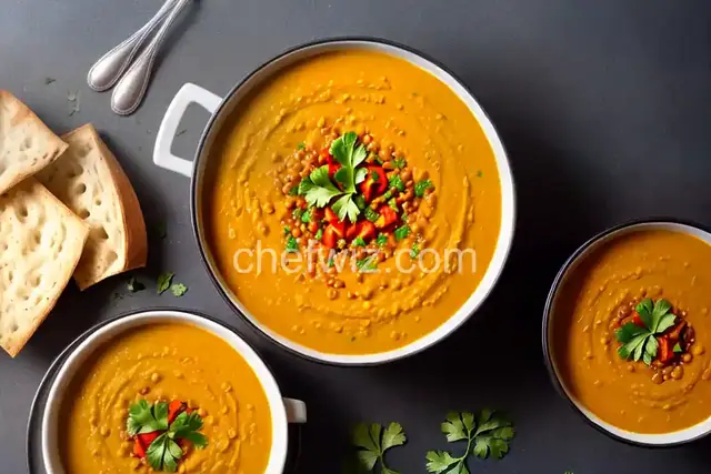 Curried Lentil, Tomato, and Coconut Soup