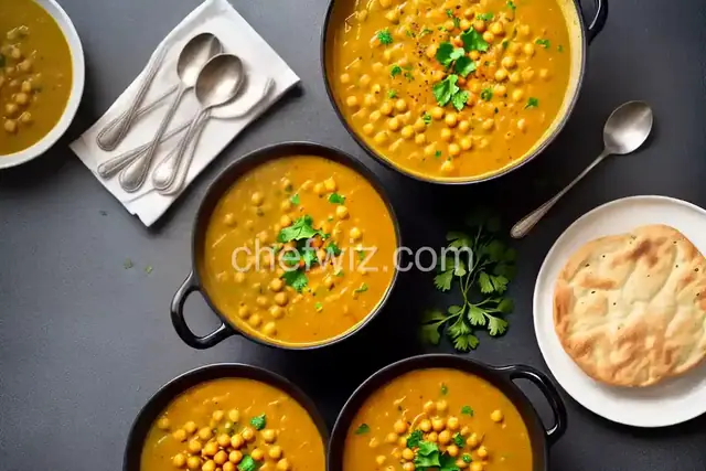 Curried Potato and Chickpea Soup