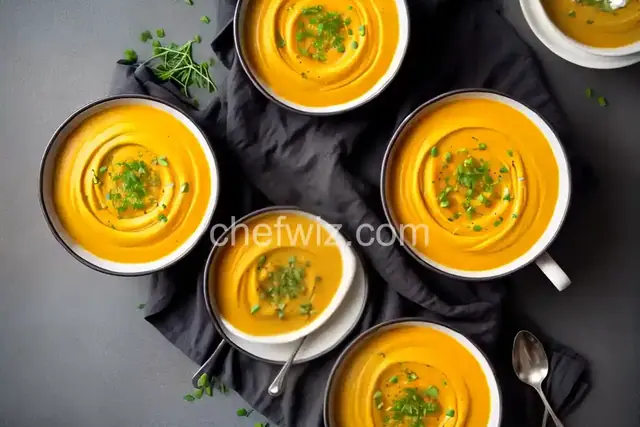 Curried Pumpkin Soup with Chives
