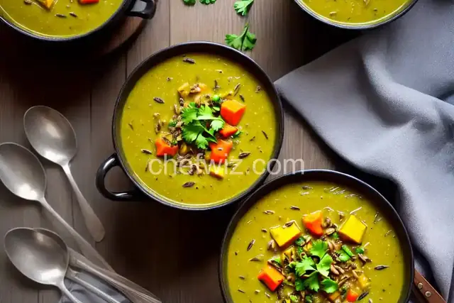 Curried Wild Rice and Squash Soup
