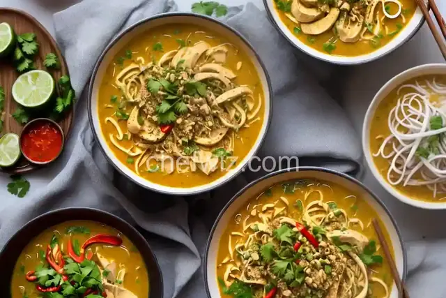 Curry Laksa (Malacca Nyonya Laksa) Recipe