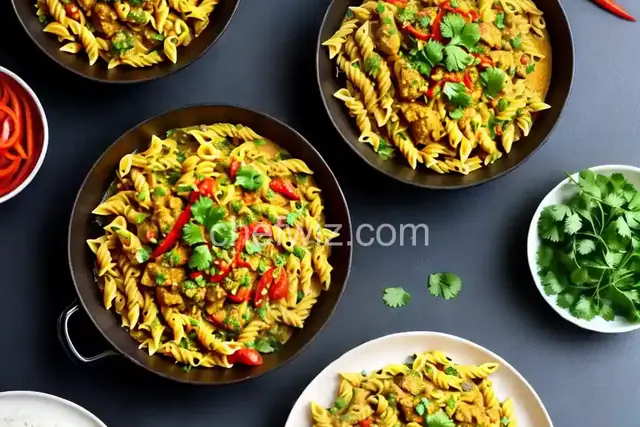 Curry Pasta - Pakistani Style
