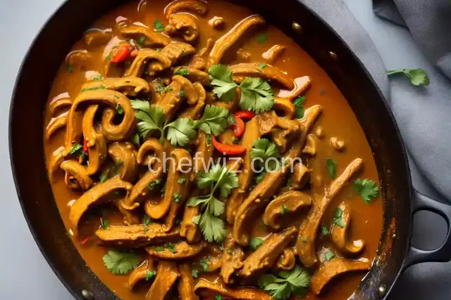 Curry malana (chicken intestines)