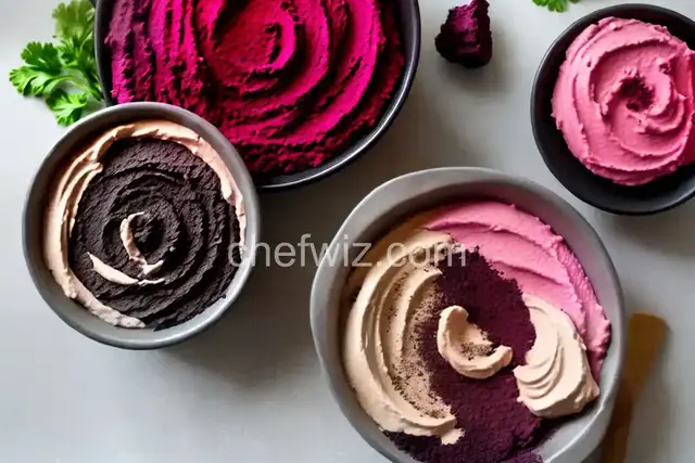 DIY Black Tahini and Beet Hummus Recipe