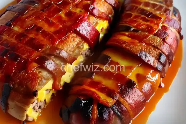 Dad's Cheesy Bacon Wrapped Meat Loaf