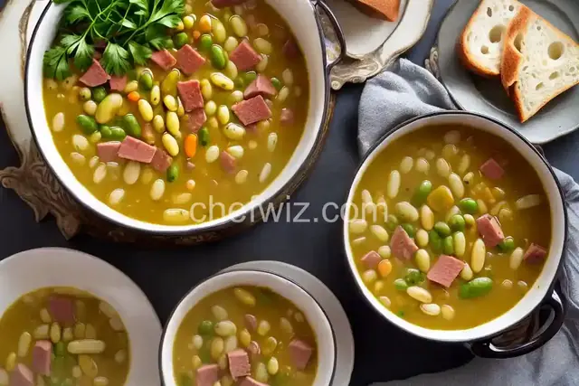 Dad's Lima Bean Soup with Ham Bone