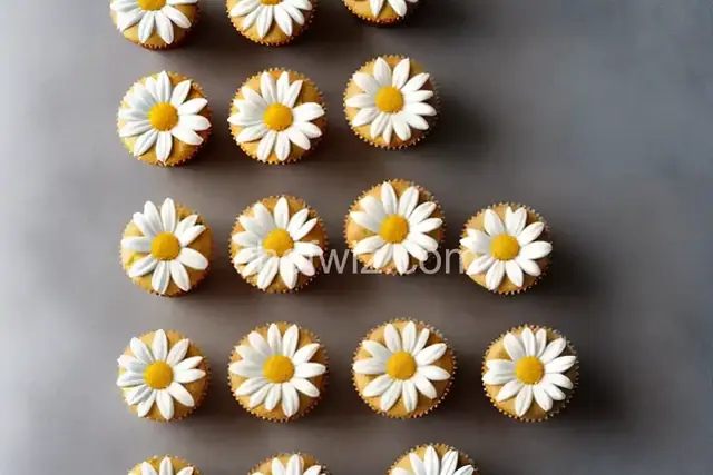 Daisy Cupcakes