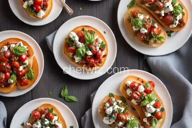Dana’s Greek Bruschetta