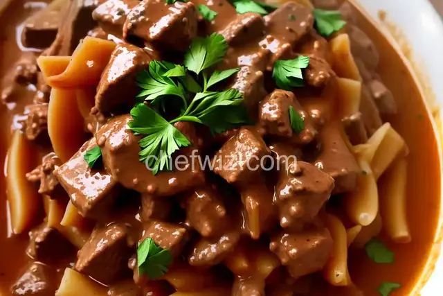 Daria's Slow Cooker Beef Stroganoff