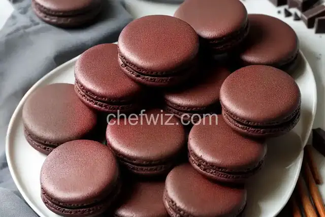 Dark Chocolate-Dipped Macaroons