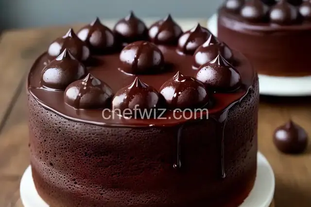 Dark Chocolate Mocha Mousse Cake