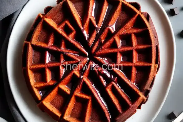 Dark Chocolate Waffles