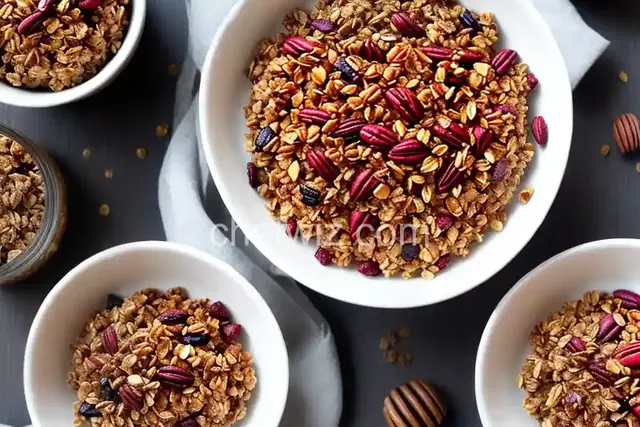Dark Honey Pecan Granola