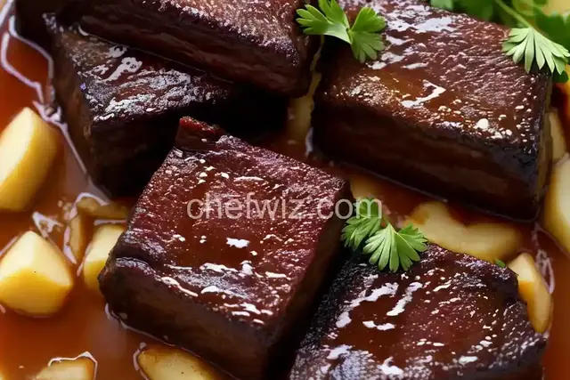 Date-and-Soy-Braised Short Ribs