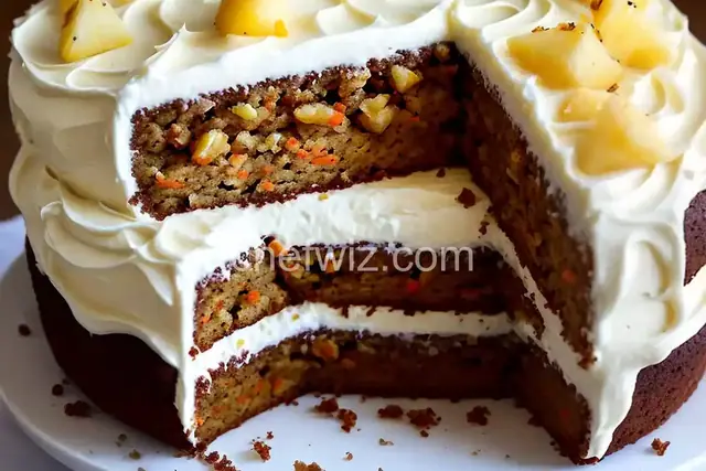 David's Favorite Carrot Cake with Pineapple Cream Cheese Frosting