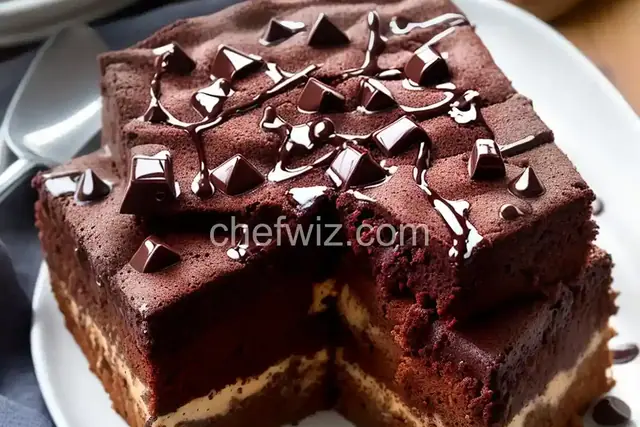 Death By Chocolate Poke Cake