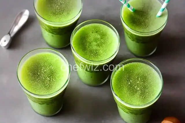 Decadent Green Tea Slushie