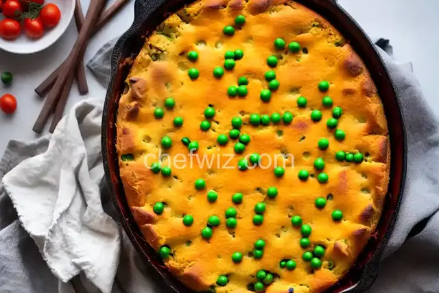 Deep Dish Pea and Vegetable Casserole