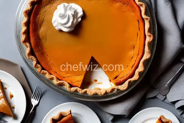 Deep Dish Pumpkin Pie