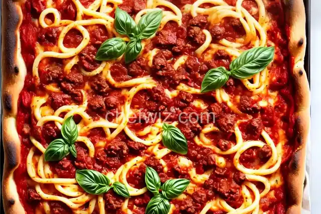 Deep-Dish Spaghetti Pizza