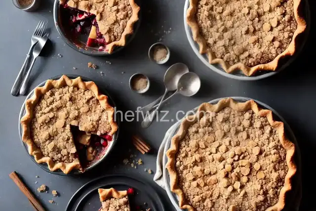 Deep-Dish Winter Fruit Pie With Walnut Crumb