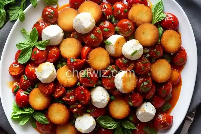 Deep-Fried Bocconcini with Spicy Tomato and Garlic Chutney
