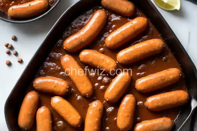 Deep fried sausage
