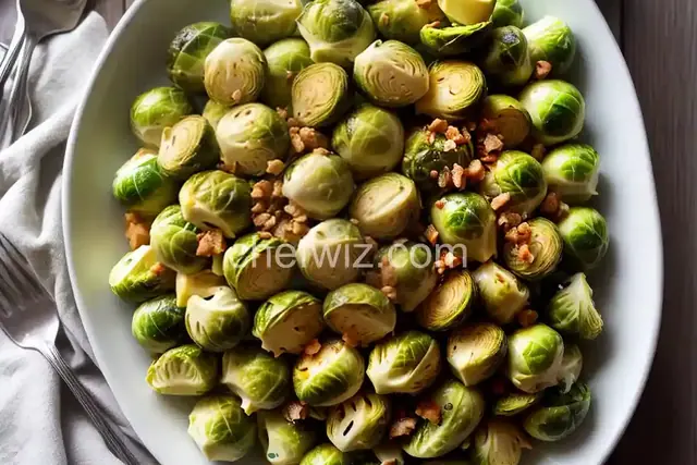 Delicious Creamy Cheesy Brussels Sprouts