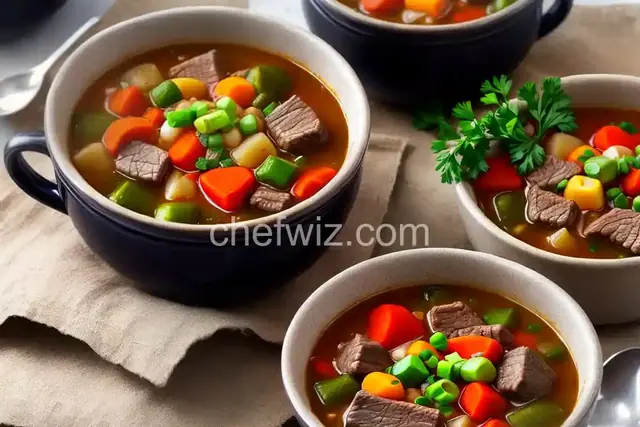 Delicious Vegetable Beef Soup