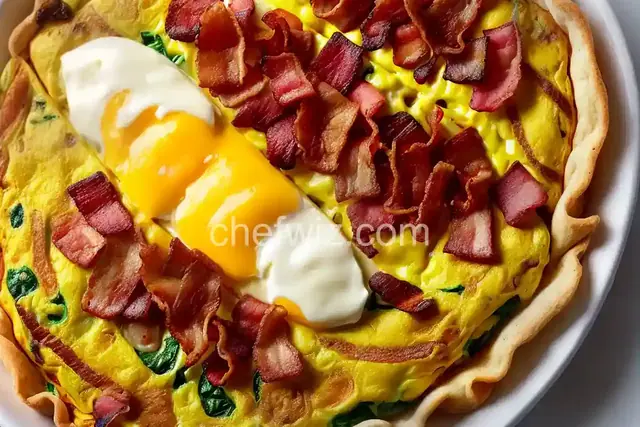 Deluxe Bacon Onion Omelet