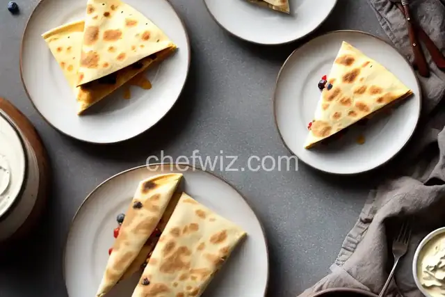 Dessert Quesadilla