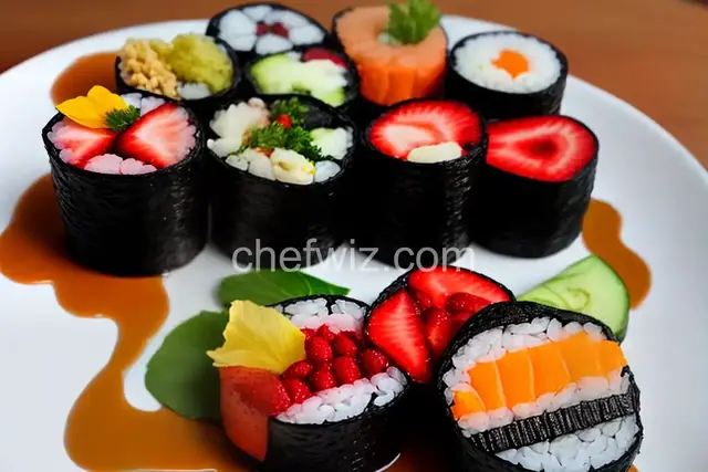 Dessert Sushi