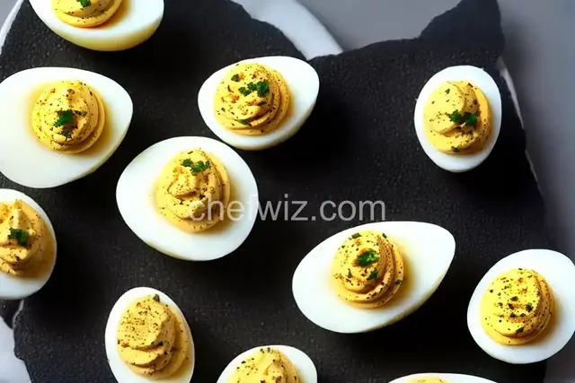 Deviled Eggs with Caviar