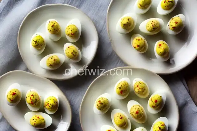 Deviled Pickled Eggs