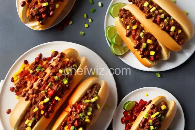 Devilish Chili-Cheese Dogs