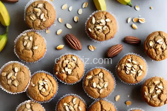 Dietetic Banana Nut Muffins