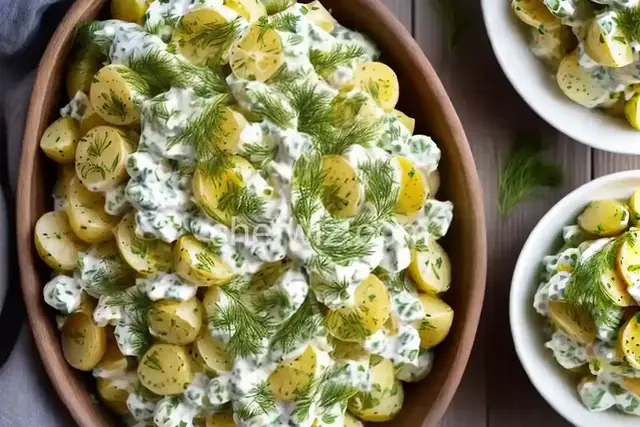 Dill Sour Cream Potato Salad