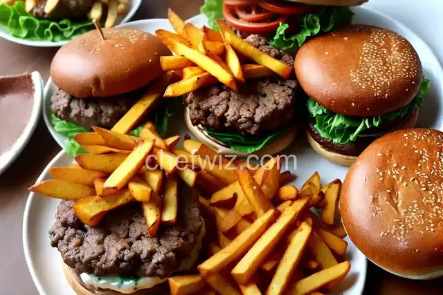 Diner Burger & Fries
