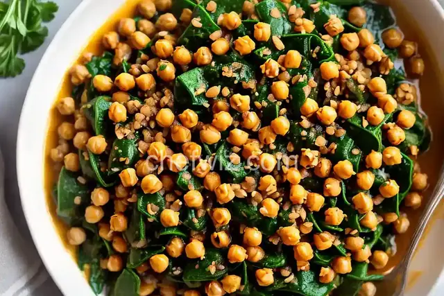 Dinner Tonight: Moroccan Spinach and Chickpeas Recipe