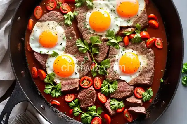 Dinner Tonight: Steak and Eggs with Smoked Paprika Recipe